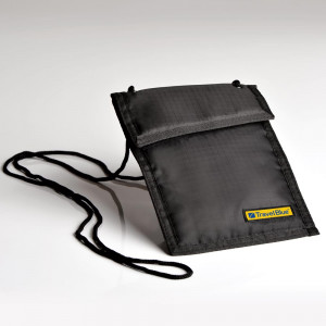 Neck Wallet,RFID protected,mix color Beige & Black 125