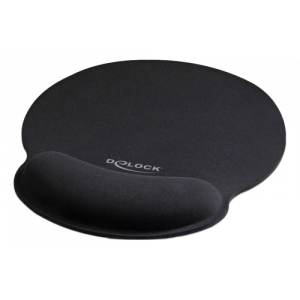 Ergonomisk musmatta med armledsstöd svart 252x227mm, svart 12559
