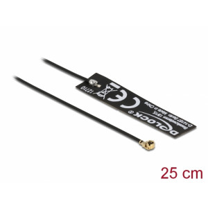 GNSS BEIDOU GALILEO GLONASS GPS L1 L2 L5 Antenna MHF® I com. plug 0 - 2 dBi omnidirec. FPC 12710