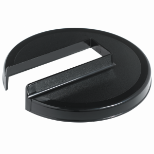 Filterlock med slits KB, svart 13114