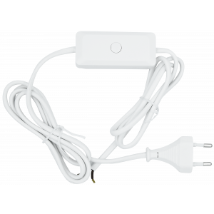 Corddimmer 3-60vA 1,2+0,8m w. plug. White 1400119