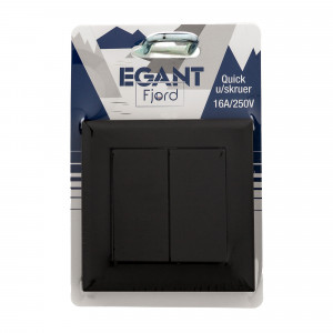 Switch flush double 2-pole/2-way 6+6 1400538
