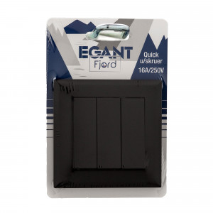 Switch flush 3x1-pole 1400540