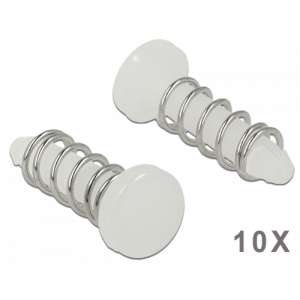 Självfästande nit för kylfläns - uppsättning 10 delar vit 18272