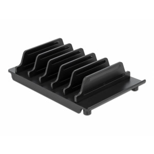 Device stand for 6 tablets or smartphones black 18366