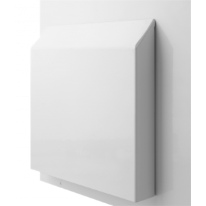 19" skåp, 6U, 600x280x600mm, vertikal montering, IP55, vitt 19-5606WP