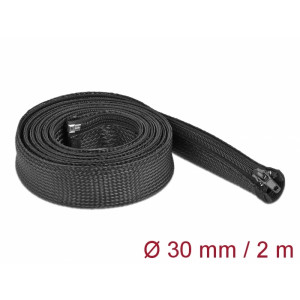 Braided Sleeve with zip fastener heat-resistant 2 m x 30 mm 19168