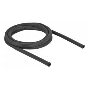 Woven Sleeve self-closing heat-resistant 2 m x 13 mm black 19171