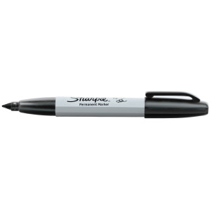 Sharpie Permanent Marker Chisel Black 2-Blister 1986195