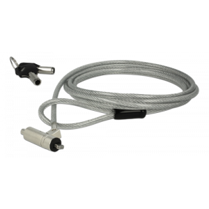 Navilock Laptop låskabel med nyckellås för HP Nano-kortplats, silver 20655