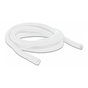 Braided Sleeve self-closing 2 m x 19 mm white 20700