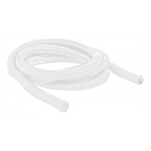 Braided Sleeve self-closing 2 m x 25 mm white 20701