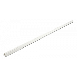 Kabelkanal Mini självstängande - 10 x 10 mm - längd 1 m vit 20717