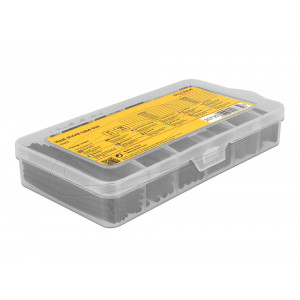 Heat shrink tube assortment box 2:1 black 196 pcs 20735