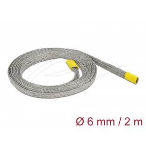 Braided sleeve for EMC shielding stretchable 2 m x 6 mm 20787