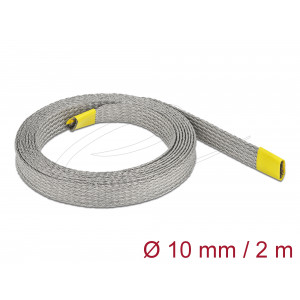 Braided sleeve for EMC shielding stretchable 2 m x 10 mm 20788