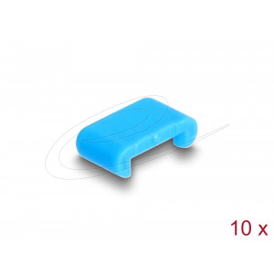This port blocker set by Delock is an accessory for 20923. A total of 10 USB Type-C™ ports can be blocked with the set. Access by cables or USB sticks to the port are then no longer possible.Please Note. To release the lock, the tool from set 20923, 20924