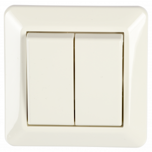 ELKO 2 x 1 poll Installation switch 16A / 250V, IP20, Flush mounting 222448