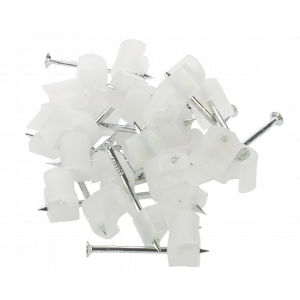 Kabelklipps rund 3-5mm, Neutral, 25 st. 222795