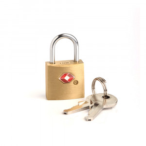 Travel Sentry approved Key Lock, Gold 26