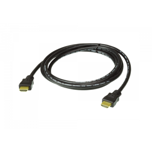Höghastighets HDMI-kabel med Ethernet 1m, svart 2L-7D01H