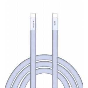 Sync & Charge SoftTouch USB-C to C cable 60W 120 cm - Purple 30275