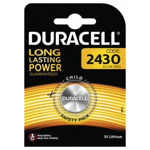 Batteri CR2430 - Duracell Lithium 3V Long-Life