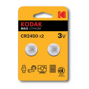 Batteri CR2450 - Kodak Max Lithium 2-pack