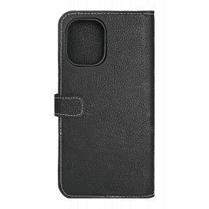 Crafted from genuine leather, this 2-in-1 wallet combines the practicality of a wallet with the protection of a case. The back cover effortlessly attaches/detaches from the wallet using magnets, for convenient switching between a sleek wallet and a protec