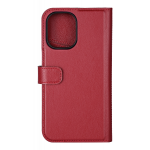 Crafted from genuine leather, this 2-in-1 wallet combines the practicality of a wallet with the protection of a case. The back cover effortlessly attaches/detaches from the wallet using magnets, for convenient switching between a sleek wallet and a protec