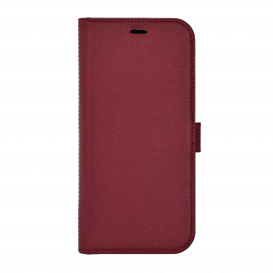 Crafted from genuine leather, this 2-in-1 wallet combines the practicality of a wallet with the protection of a case. The back cover effortlessly attaches/detaches from the wallet using magnets, for convenient switching between a sleek wallet and a protec