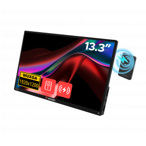 Perfect for viewing documents, browsing the web, or multitasking without constant scrolling. Combined with 16.7 million colours and HDR support. Whether you're travelling, working remotely, or gaming on the move, this monitor combines performance with por