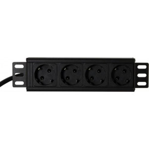 Grenuttag 4xCEE 7/3 1xCEE 7/7 brytare, 10" 322001414
