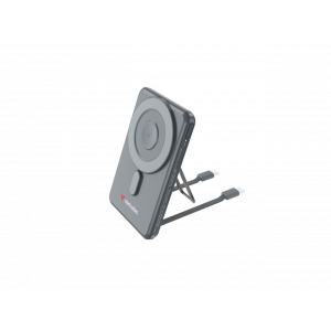 Power Bank ensures your tech is always ready when you need it. With its 5,000mAh battery, delivers dependable backup power for phones, tablets, earphones and other small devices. Slim and portable, slips neatly into a pocket or bag, while the integrated d