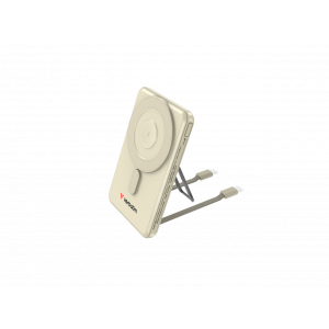 Power Bank ensures your tech is always ready when you need it. With its 5,000mAh battery, delivers dependable backup power for phones, tablets, earphones and other small devices. Slim and portable, slips neatly into a pocket or bag, while the integrated d