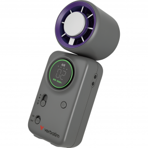 Cool 'n' Go Ice Touch Mini Handheld Fan Purple/Grey 32347