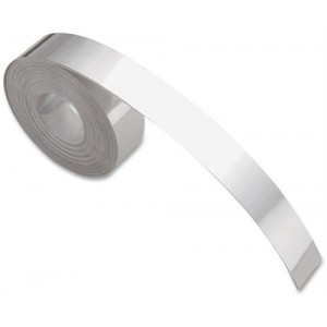 M11 Stainless steel tape for embossing, without glue, 12mm, 6.40m 32500