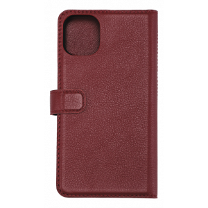 Fodral iPhone 11 - Essentials Läder + Skal Röd