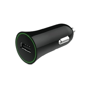 Car Charger 12W 1USB-A, black 387947