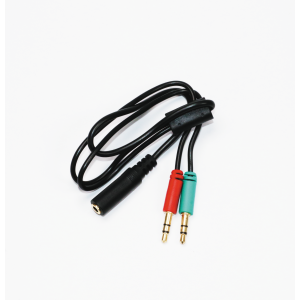 iPhone Audio adaptor hona - 2x3,5mm hane BULK 39356
