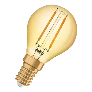 LED 1906, Vintage mini ball, 22W/825 fil Gold, E14 4058075290815