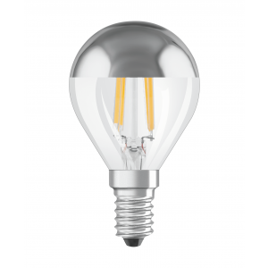 LED mini-ball 34W/827 fil kl topforsp sølv E14 - C 4058075447134