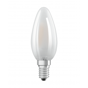LED candle 40W/827 mat E14 - 3 pack 4058075819375
