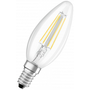 LED BASE candle fil 470lm 4W/827 (40W) E14 2-pack 4099854090226