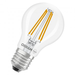 LED lamps, classic bulb shape | Professional LED lamps for line voltage | Nominal wattage: 5.9 W | Nominal voltage: 220…240 V | Color temperature: 2700 K | Luminous flux: 806 lm | Beam angle: 300 ° | Length (incl. round luminaires): 105.00 mm | Width: 60.