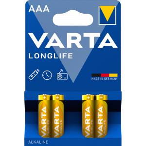 Longlife AAA 4 Pack (B) 4103101414