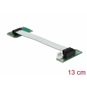 Riser Card Mini PCI Express > PCI Express x1 left insertion 41370