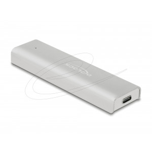 This enclosure by Delock enables the installation of an M.2 PCIe NVMe SSD in 2280, 2260, 2242 and 2230 format, it can be connected via USB to the PC or laptop. The robust metal housing ensures an optimum temperature of the memory.Please Note. There is no 