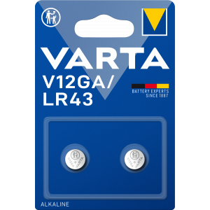 V12GA/LR43 Alkaline 2 Pack 4278101402