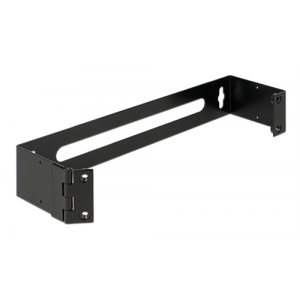 10 " väggfäste, 1U, svart 43303